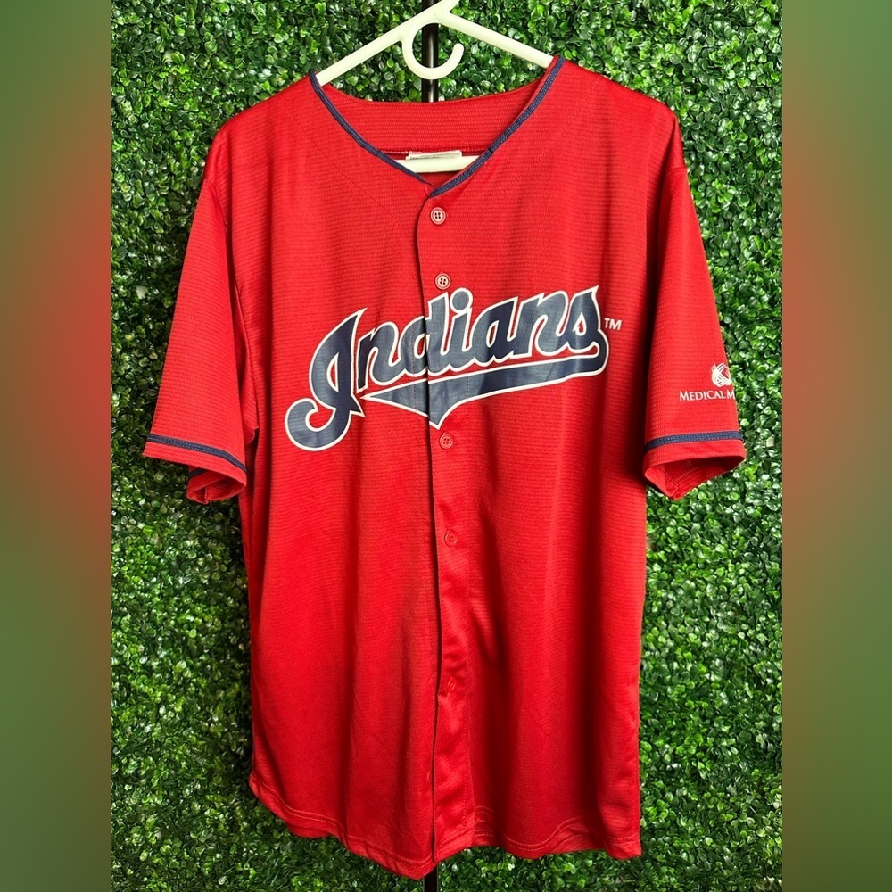 Cleveland Indians Carlos Santana #41 Red Jersey - Sz XL